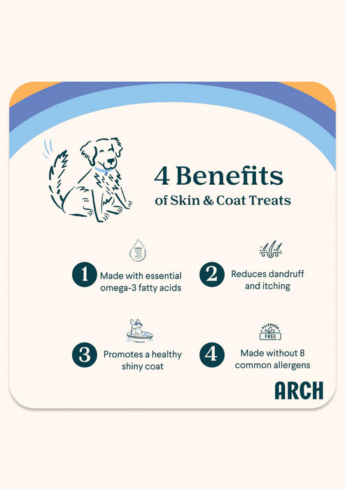 Arch Skin & Coat Health Dog Treat 5oz