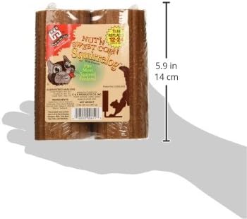 C&S Nut ’N Sweet Corn Squirrelog Refill – 32 oz (2-Pack)