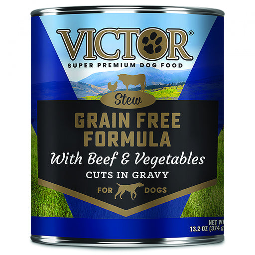 Victor Grain Free Beef & Vegetable in Gravy Canned Dog Food