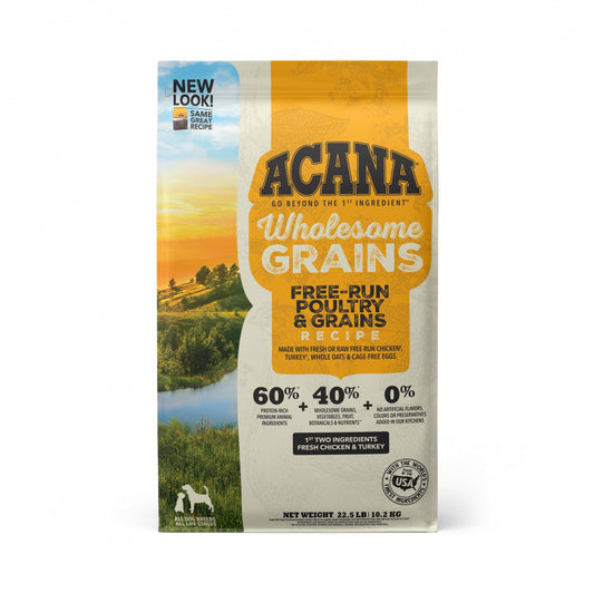 ACANA Wholesome Grains "Free-Run" Poultry & Grains Recipe Dry Dog Food
