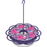 Petunia Passion Plastic Dish Hummingbird Feeder 13 Oz