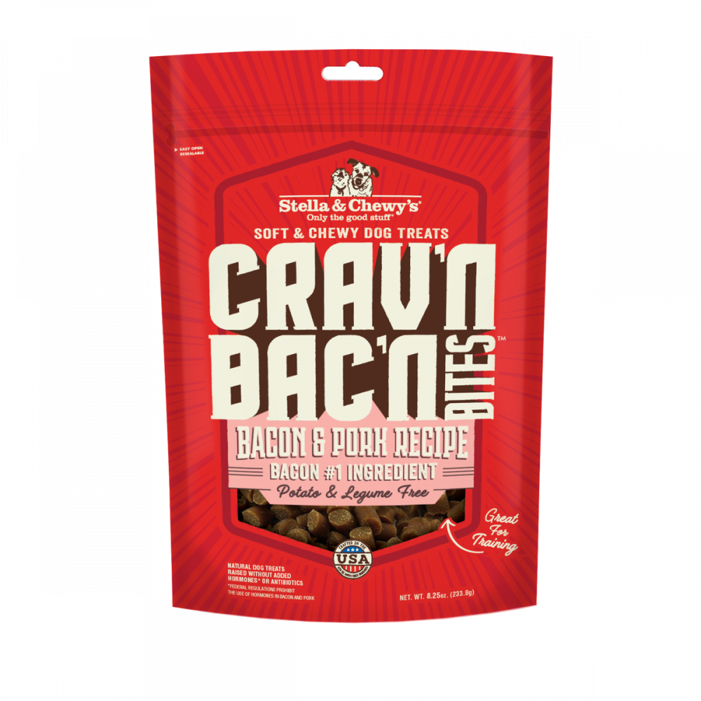 Stella & Chewy's Crav'n Bac'n Bites Bacon & Pork Recipe Dog Treats