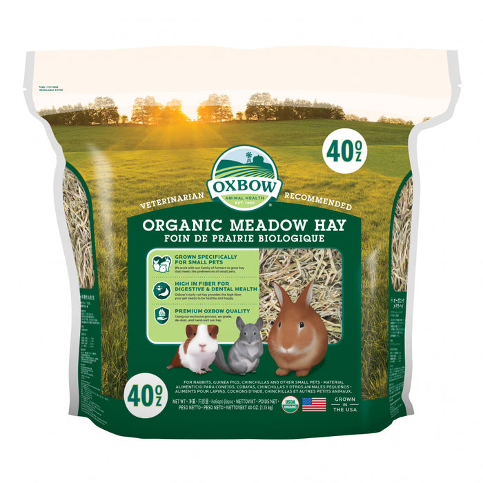 Oxbow Animal Health Organic Meadow Hay For Rabbits & Guinea Pigs