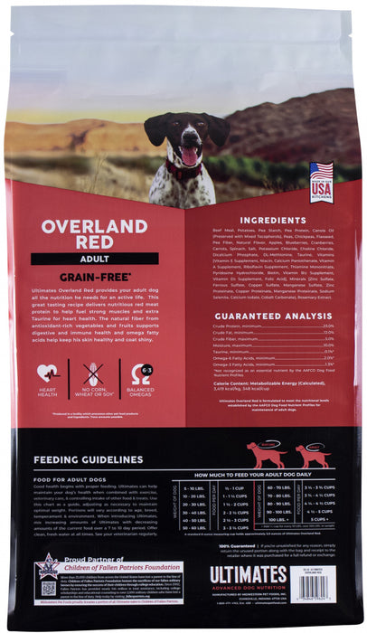 Ultimates Overland Red Beef & Potato Grain Free Dry Dog Food