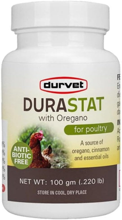 Durvet Durastat W/Oregano For Poultry 100 Gm