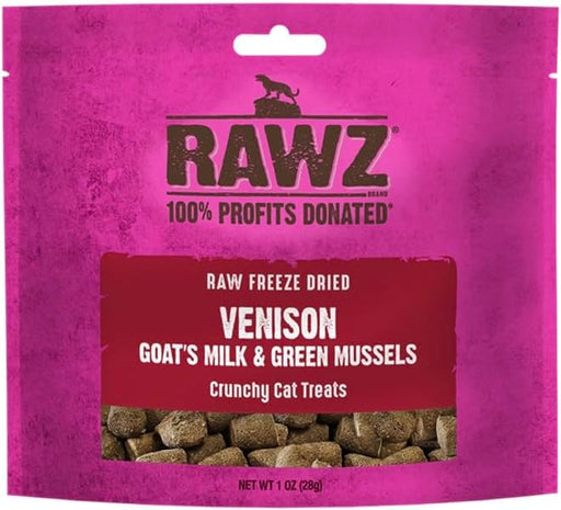 Rawz Venison & Goat's Milk Freeze Dried Cat Treat 1oz