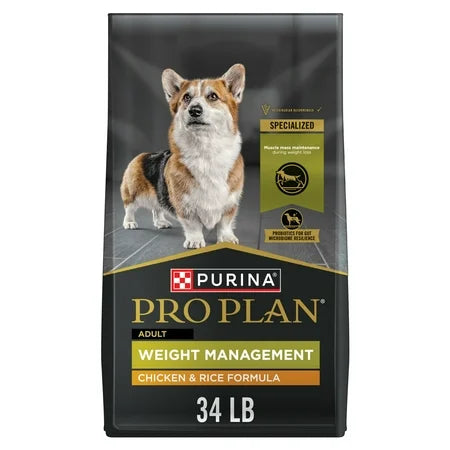 Purina Pro Plan Focus Adult Weight Management Formula Dry Dog Food 34 Lb