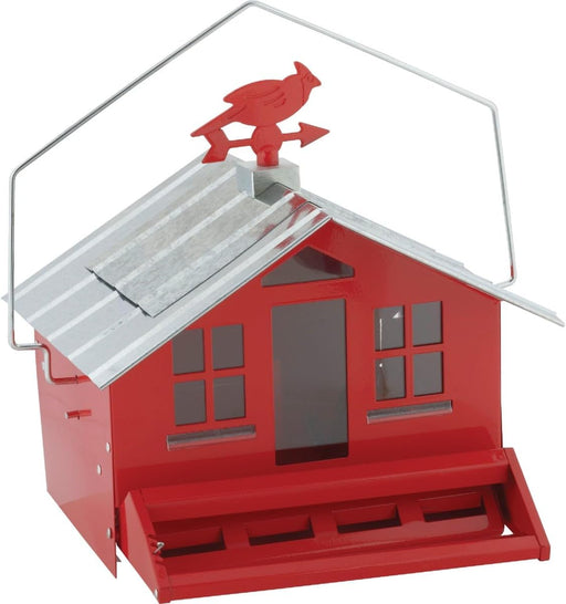 Perky-Pet Squirrel-Be-Gone II Country House Bird Feeder with Weathervane