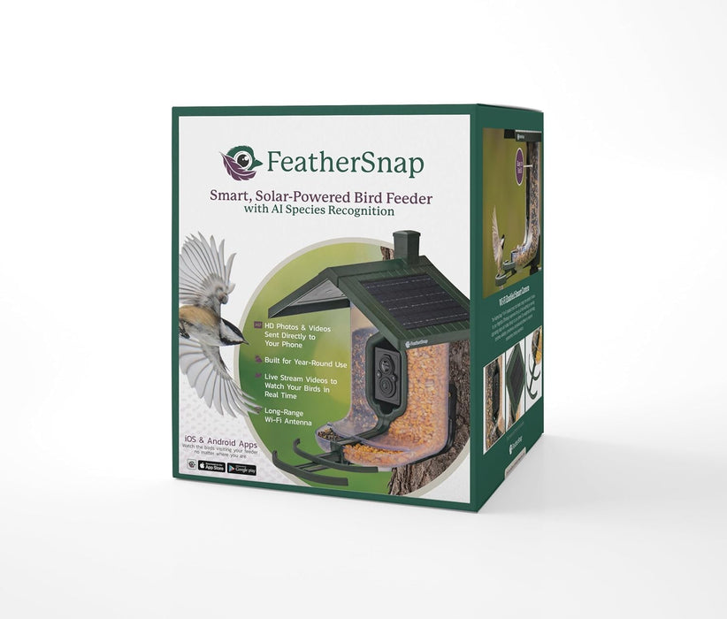 Feathersnap Scout Smart Wild Bird Seed Feeder