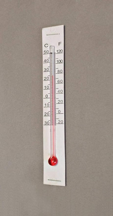 Little Giant Incubator Thermometer White 4.5X5.5 Inch