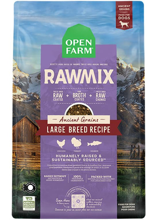 Open Farm Dog Raw Mix Ancient Grains Large Breed