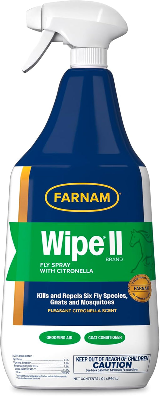 Farnam Wipe II Fly Spray with Citronella - 32 oz