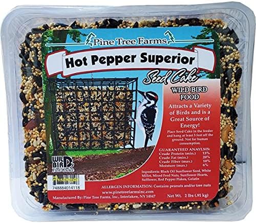 Pine Tree Farms Seed Cake Hot Pepper 2 Lb