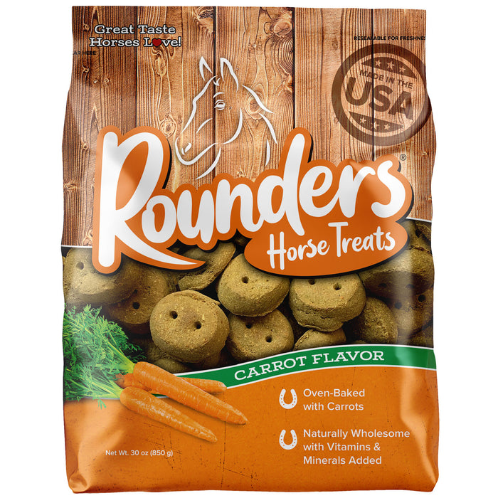 Blue Seal Rounders Carrot Horse Treats 30z