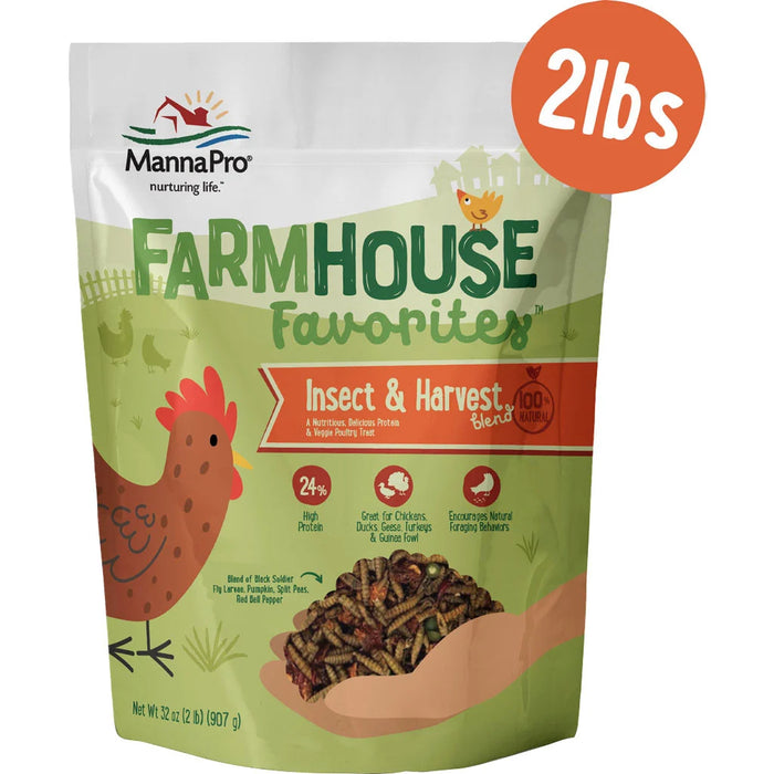 Manna Pro Farmhouse Favorites Poultry Treat, 2 lb