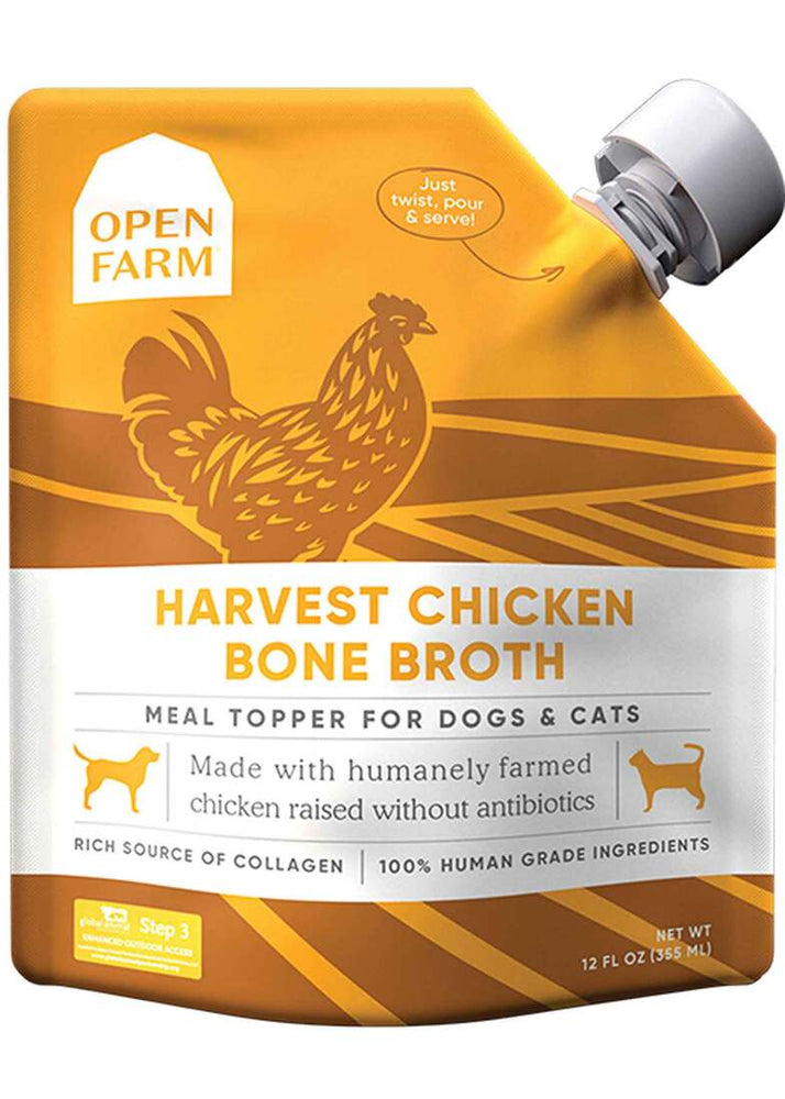 Open Farm Dog & Cat Topper — Chicken Bone Broth (12 oz)