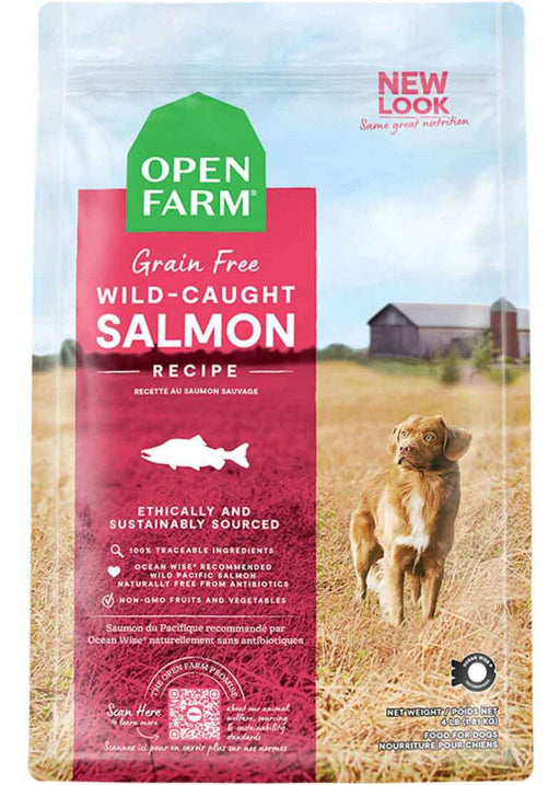 Open Farm Grain Free Kibble Dry Dog Food, Wild Salmon