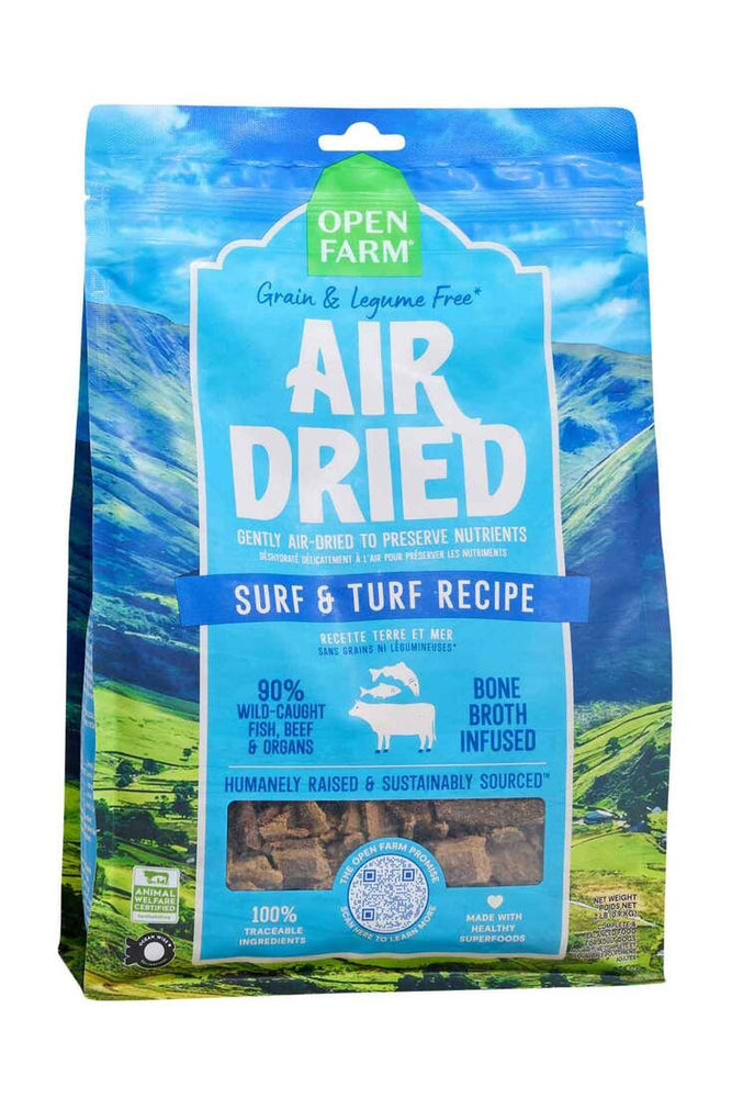 Open Farm Dog Air Dried Surf & Turf Recipe