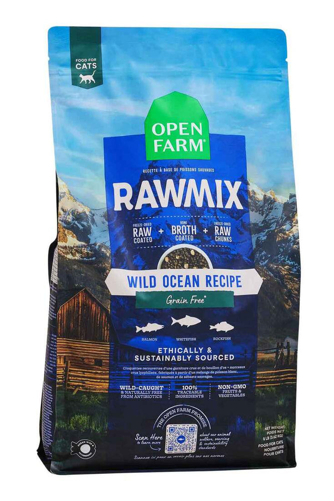 Open Farm RawMix Grain Free Cat Food, Wild Ocean