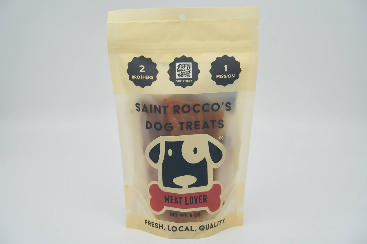 Saint Rocco's Meat Lover Recipe Jerky Dog Treats — NurturePet Pet Supply