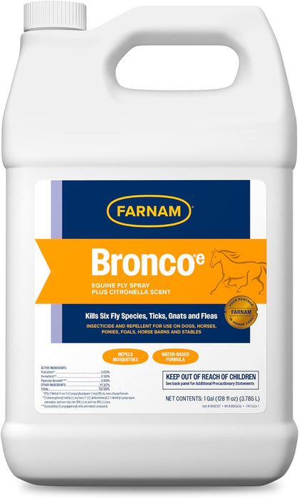 Farnam Bronco Equine Fly Spray Plus Citronella Scent 32oz