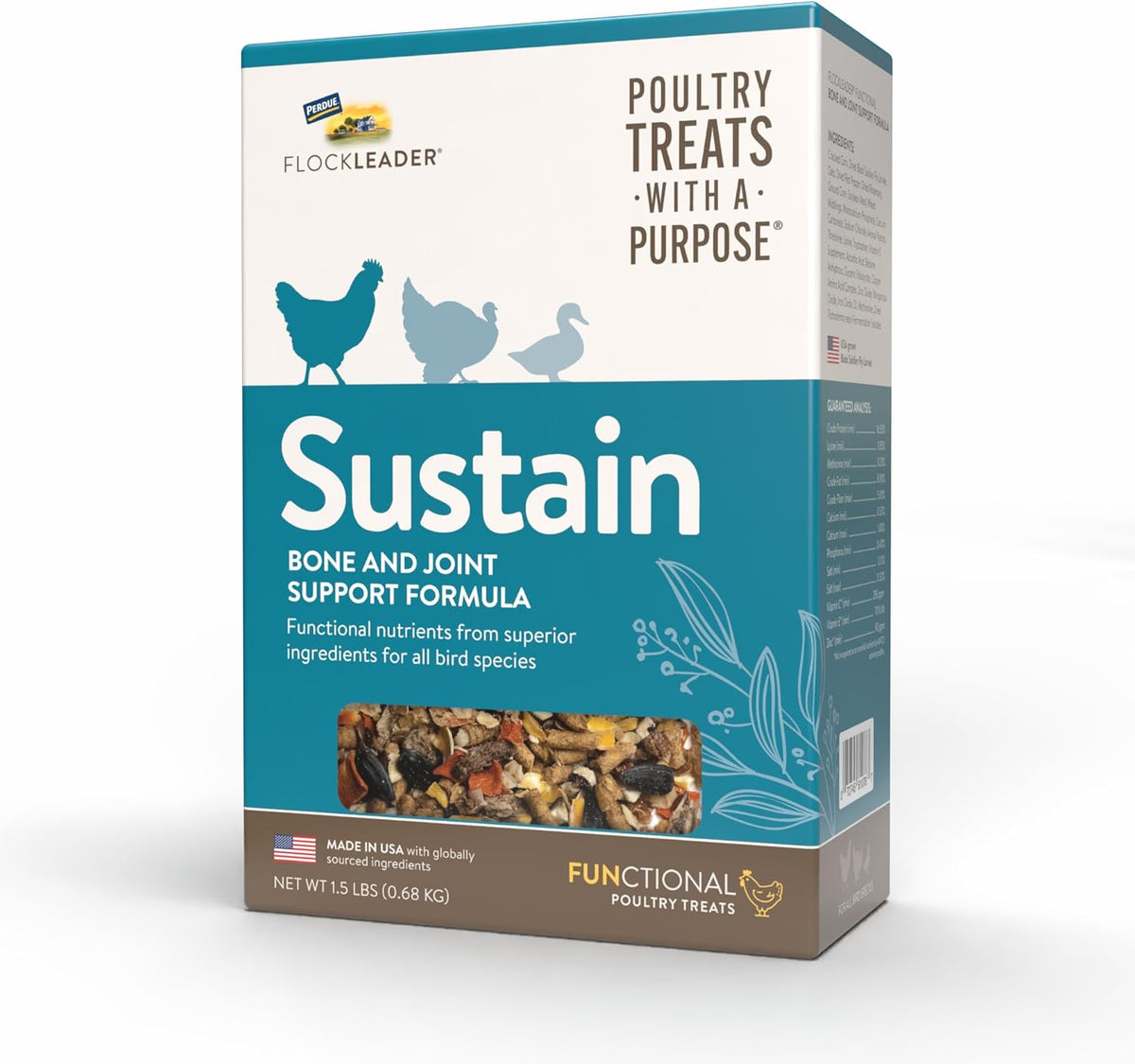 Flockleader Sustain Functional Poultry Treat 1.5 Lb — NurturePet Pet Supply