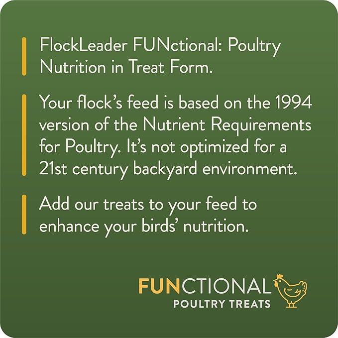 Flockleader Defend Functional Poultry Treat  1.5 Lb