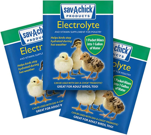 Sav-A-Chick Electrolyte & Vitamin Supplement  .25 Oz-3 Pack