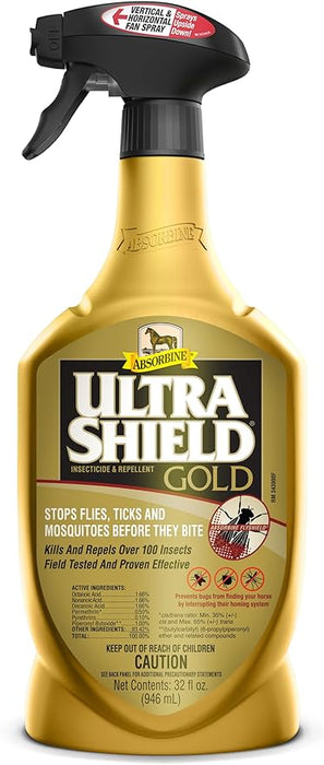 Absorbine UltraShield Gold Insecticide & Repellent - 32 oz