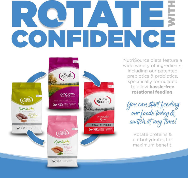NutriSource PureVita Grain Free Chicken & Peas Recipe Cat Food