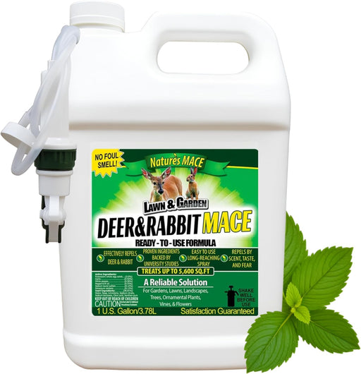 Nature’s Mace Deer & Rabbit Repellent Ready-To-Use 1 Gallon