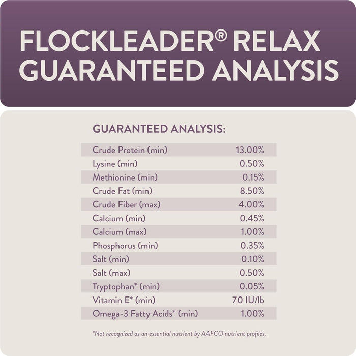 Flockleader Relax Functional Poultry Treat  1.5 Lb