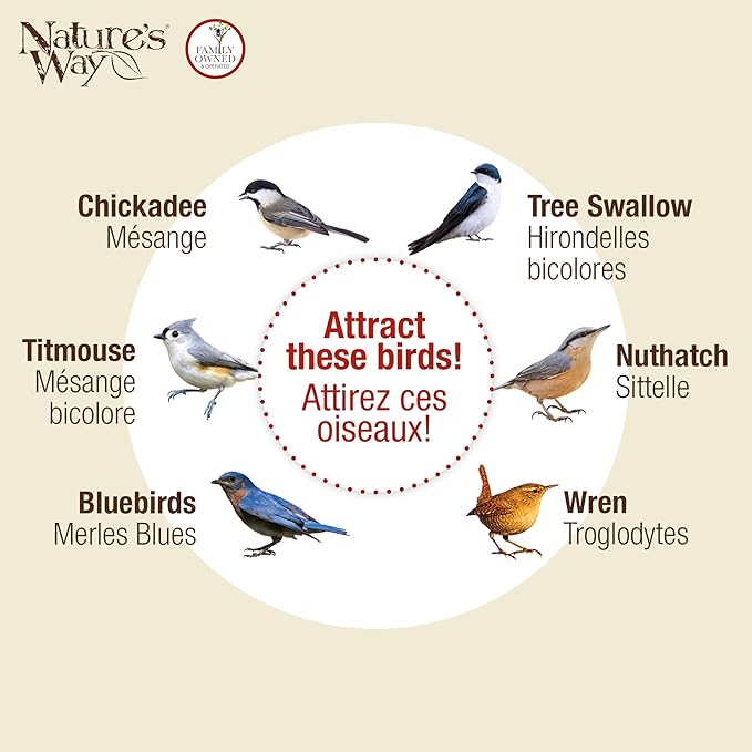 Nature's Way Cedar Bluebird Box House