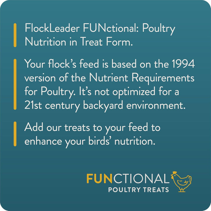Flockleader Sustain Functional Poultry Treat  1.5 Lb