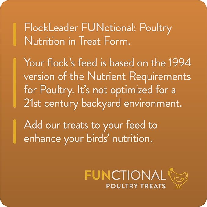 Flockleader Enhance Functional Poultry Treat  1.5 Lb