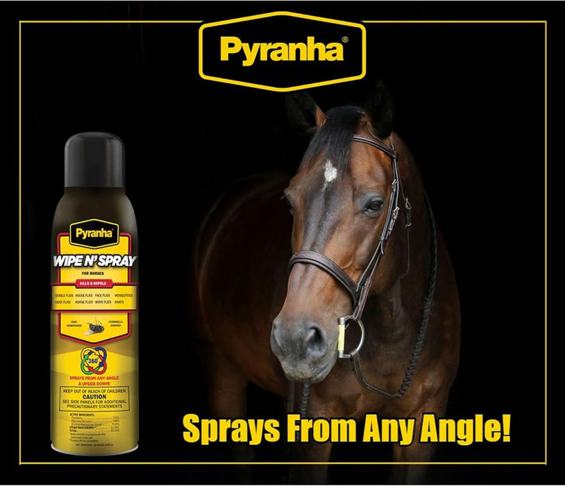 Pyranha Wipe N' Spray for Horses