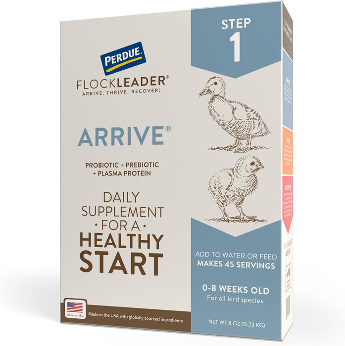 Perdue Flockleader Arrive Poultry Supplement Powder 8 Oz