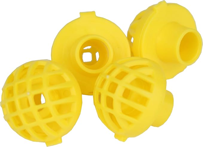 Perky-Pet Replacement Bee Guard Yellow 4 Pack