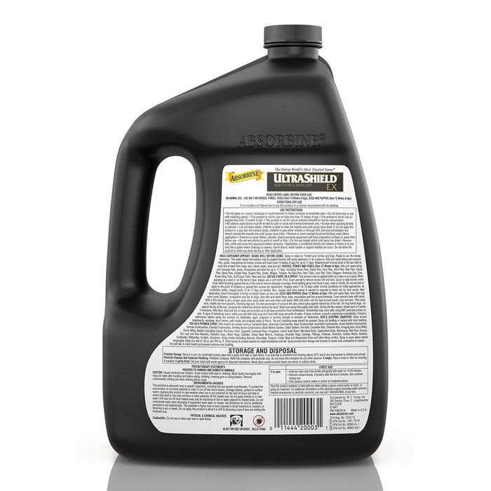 Absorbine UltraShield EX Insecticide & Repellent - 1 Gallon Refill