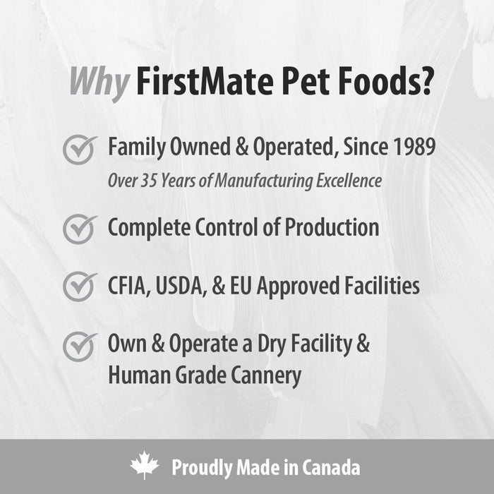 FirstMate Limited Ingredient Grain Free Pacific Ocean Fish Meal Original Formula Dry Dog Food