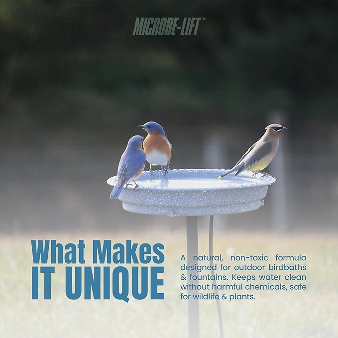 Microbe‑Lift Birdbath Clear Two‑in‑One Water Cleaner – 4 oz