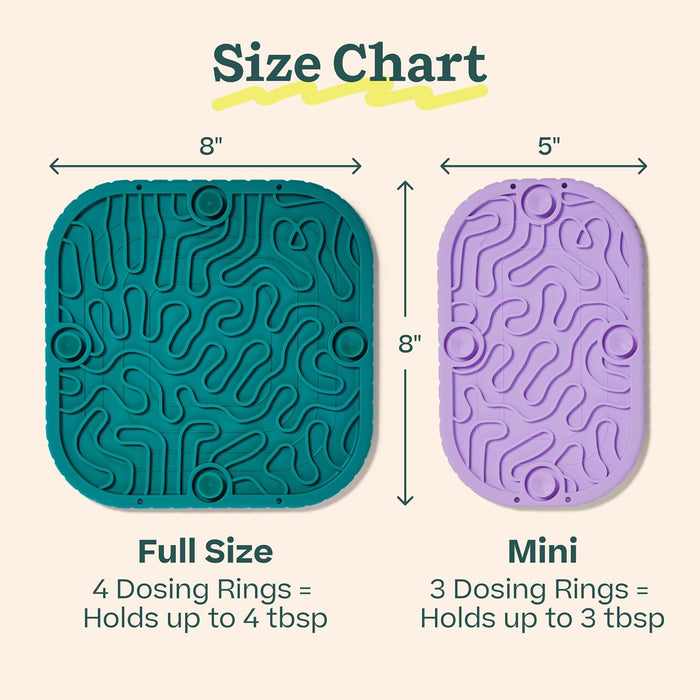 Woof FlipMat – Double-Sided Lick Mat & Slow Feeder