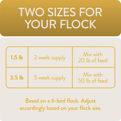 Flockleader Shine Functional Poultry Treat  1.5 Lb