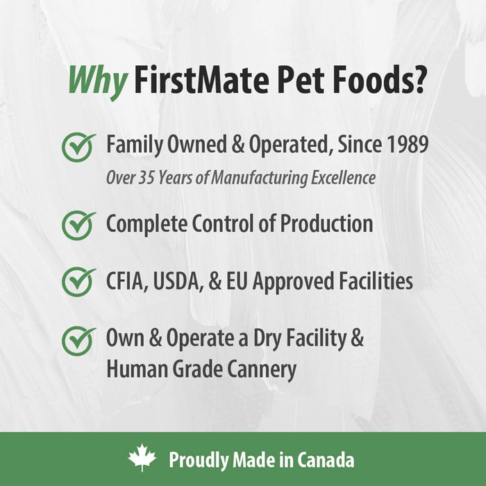 FirstMate Limited Ingredient Grain Free Cage Free Duck Meal & Pumpkin Formula Dry Dog Food