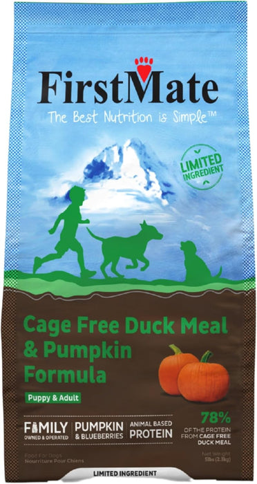 FirstMate Limited Ingredient Grain Free Cage Free Duck Meal & Pumpkin Formula Dry Dog Food