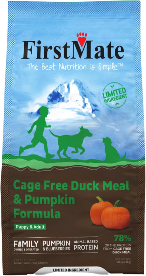 FirstMate Limited Ingredient Grain Free Cage Free Duck Meal & Pumpkin Formula Dry Dog Food