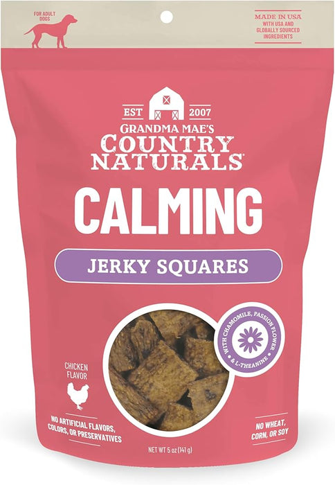 Grandma Mae's Country Naturals Jerky Squares Dog Treats, 5 oz