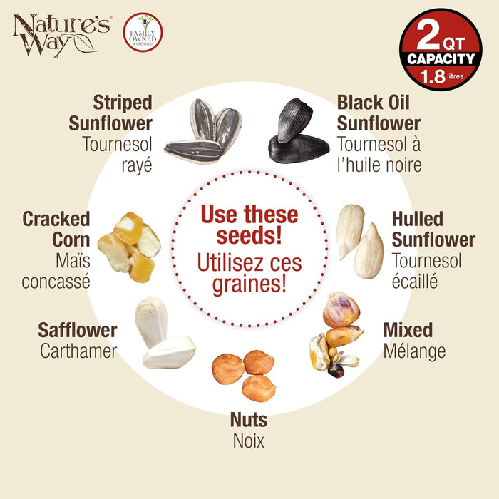 Nature's Way Cedar Hanging Platform Feeder