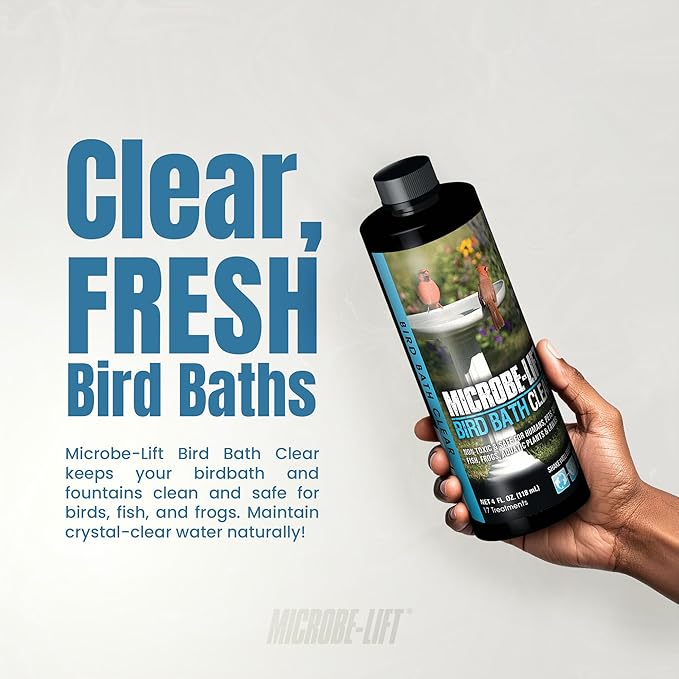 Microbe‑Lift Birdbath Clear Two‑in‑One Water Cleaner – 4 oz