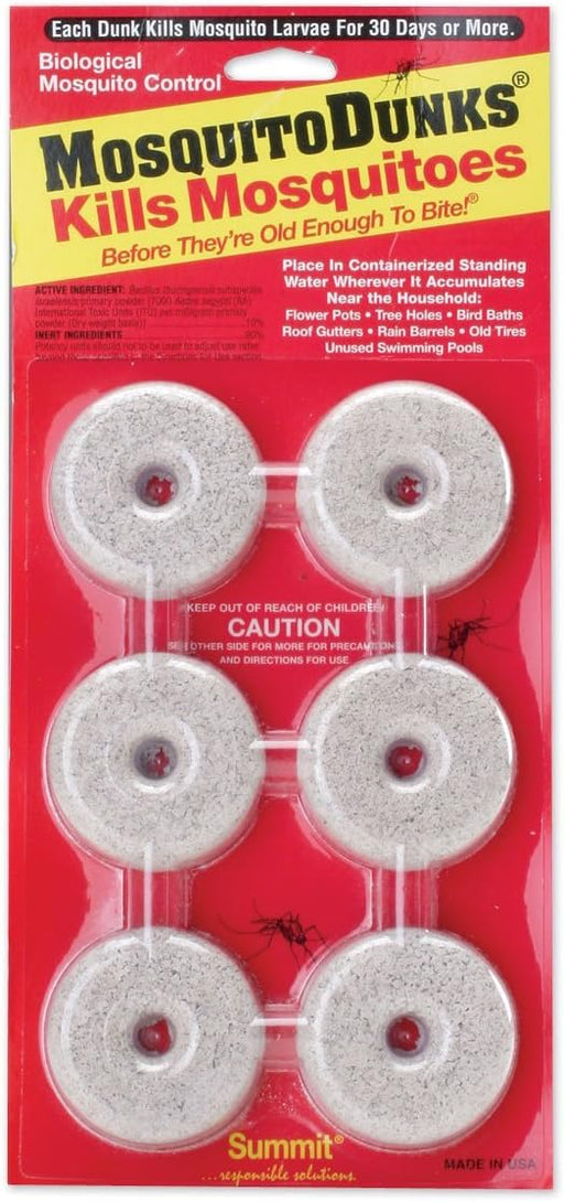 Summit Mosquito Dunks for Biological Mosquito Control 6 Pack